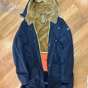 Scotch & Soda K-22 Fishtail Shearling Parka